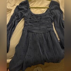 Hollister Blue Eyelet Dress